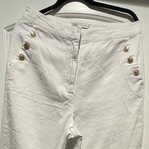 2/$15 Zara White Jeans